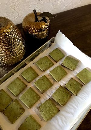 グルテンフリー☆米粉抹茶クッキー-レシピのメイン写真