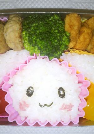 シリコンカップで簡単キャラ弁☆シナモ-レシピのメイン写真