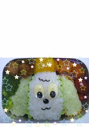 シリコンカップで簡単キャラ弁☆ワンワン-レシピのメイン写真