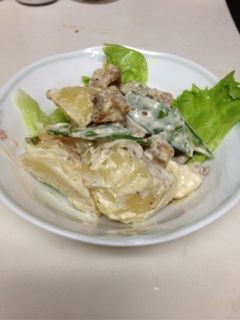 焼肉入りポテトサラダ-レシピのメイン写真