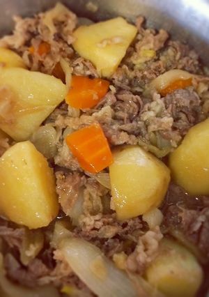 水なし簡単!コクうま★肉じゃが-レシピのメイン写真