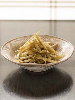 春野菜うどのきんぴら・炒めて煮て副菜に-レシピのメイン写真
