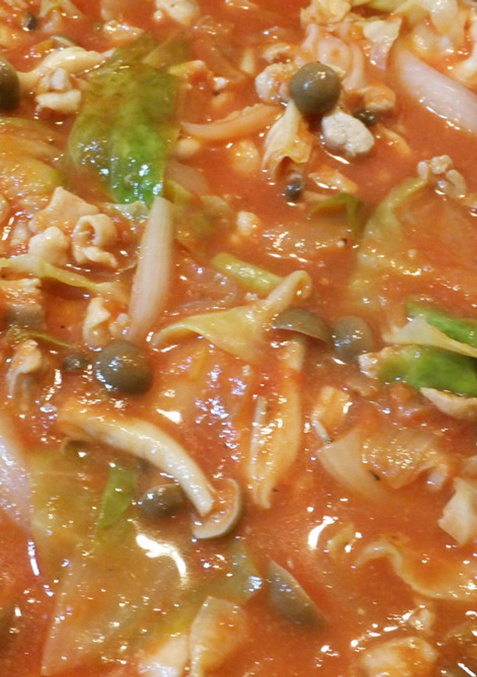 鶏肉と野菜のトマトソース煮炒め-レシピのメイン写真