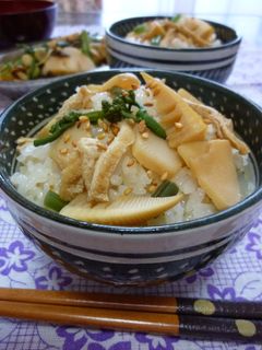✜煮物で簡単♪筍ご飯✜ まぜご飯-レシピのメイン写真