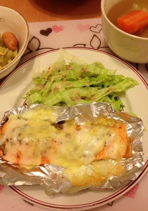 簡単☆鮭のチーズ焼き-レシピのメイン写真