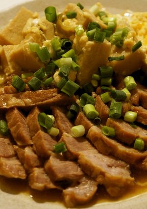 煮豚とそのたれで高野豆腐の卵とじ。-レシピのメイン写真