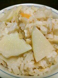 たけのこご飯(しょうが風味)-レシピのメイン写真
