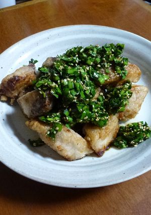 魚嫌いに捧ぐ☆ぶりno唐揚げnoニラだれ-レシピのメイン写真