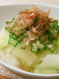 とうがんとオクラのポン酢和え-レシピのメイン写真