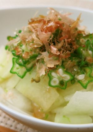 とうがんとオクラのポン酢和え-レシピのメイン写真