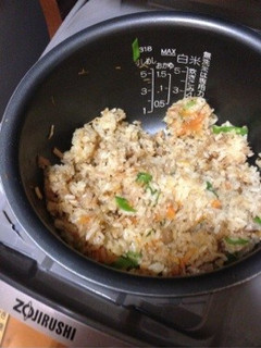 簡単☆なめたけ炊き込みご飯-レシピのメイン写真