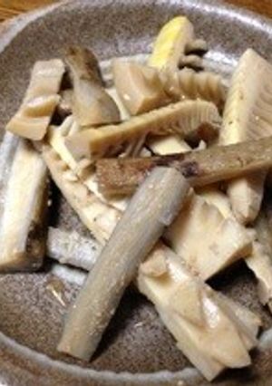 タケノコとゴボウのシンプル煮-レシピのメイン写真