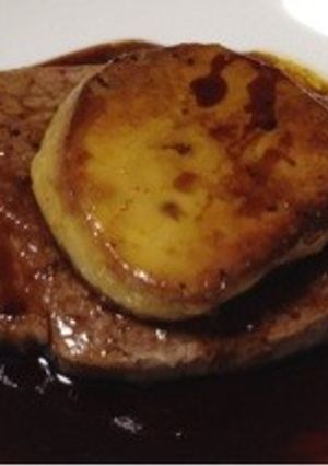お家で☆フォアグラと牛ヒレ肉のステーキ♪-レシピのメイン写真