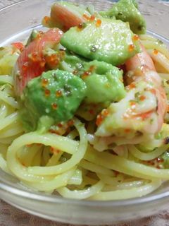 アボカドと海老のパスタ-レシピのメイン写真