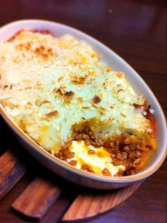 ひき肉とじゃが芋のケチャップグラタン-レシピのメイン写真