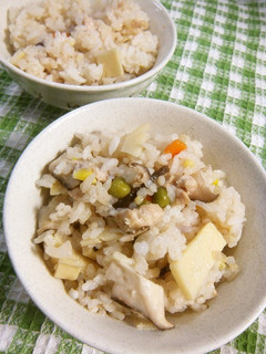 具いっぱい!たけのこご飯-レシピのメイン写真