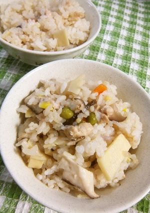 具いっぱい！たけのこご飯-レシピのメイン写真