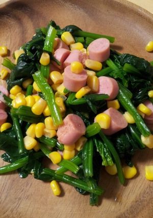 ほうれん草のポン酢サラダ-レシピのメイン写真