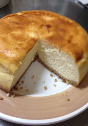 水切りヨーグルトでしゅわっとチーズケーキ-レシピのメイン写真
