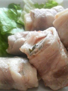 山芋と梅シソの豚肉巻き-レシピのメイン写真