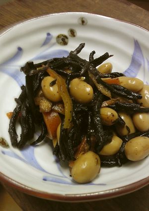 大豆とひじきの煮物-レシピのメイン写真