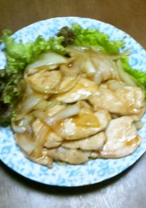 驚きの柔らかさ！鶏ムネ肉でガリバタ鶏-レシピのメイン写真