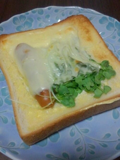 残り物トースト-レシピのメイン写真