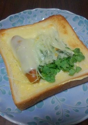 残り物トースト-レシピのメイン写真