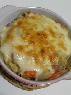 余ったシチューでスパグラ♪-レシピのメイン写真