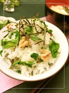 こしあぶらと胡桃の混ぜご飯-レシピのメイン写真