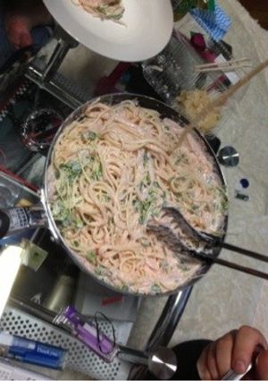 簡単すぎるイカ明太子クリームパスタ-レシピのメイン写真