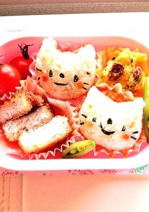 *＊ねこさん弁当＊*-レシピのメイン写真