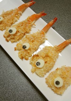 子供の日♪こいのぼりの揚げないエビフライ-レシピのメイン写真
