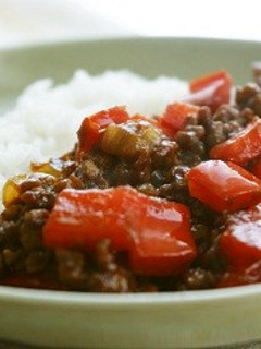 パプリカのキーマカレー-レシピのメイン写真