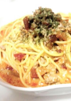 トマトと挽き肉のミルクチーズパスタ-レシピのメイン写真