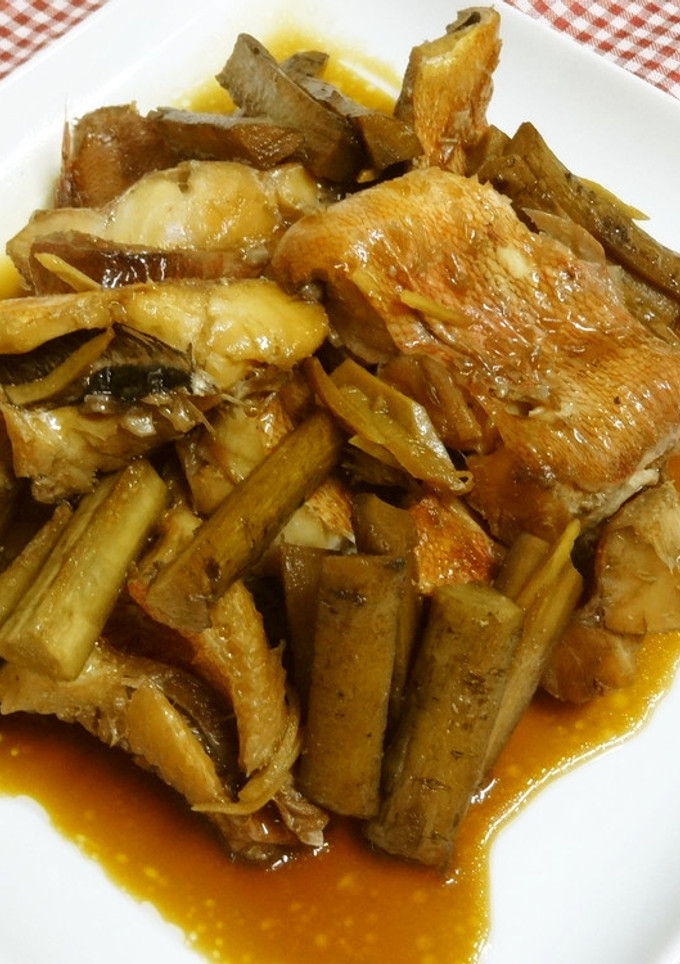 ご飯が進む　赤魚とごぼうの甘辛煮つけ-レシピのメイン写真