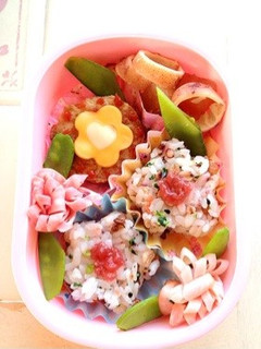 **お花弁当**-レシピのメイン写真