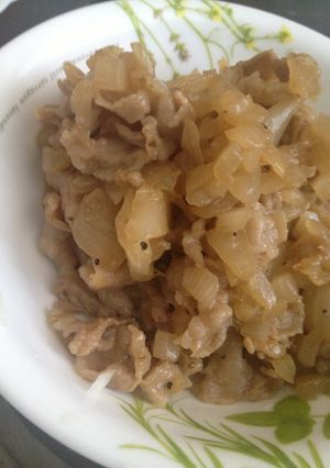 豚肉と玉ねぎの炒め物-レシピのメイン写真