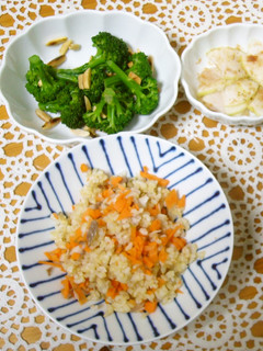 アジの干物と人参の混ぜご飯-レシピのメイン写真
