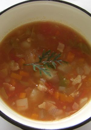 野菜たっぷりスープ(ミネストローネ風)-レシピのメイン写真