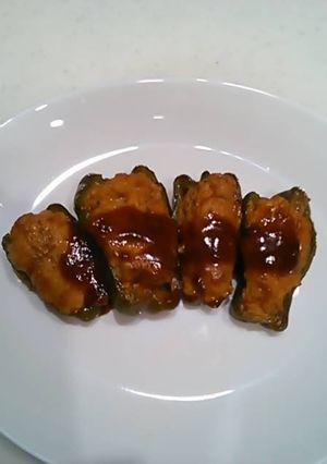 節約＆ヘルシーピーマンの肉詰め-レシピのメイン写真
