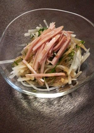 バルサミコでさっぱり大根サラダ♬-レシピのメイン写真