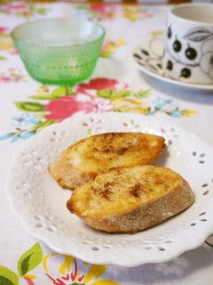 朝食に*バターシナモントースト-レシピのメイン写真
