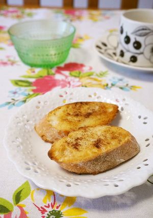 朝食に＊バターシナモントースト-レシピのメイン写真