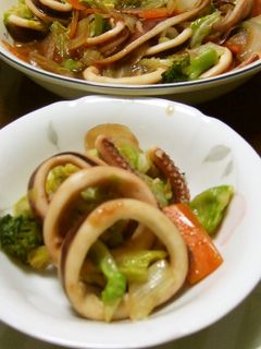 いかとキャベツのオイスター炒め-レシピのメイン写真