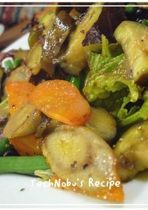 栄養逃がさず☆グリル野菜のサラダ-レシピのメイン写真