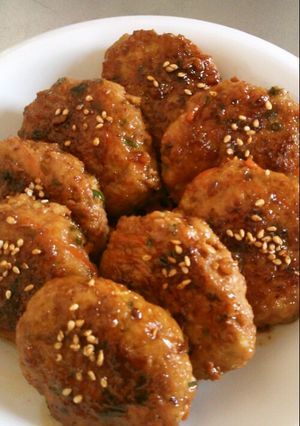 たっぷり野菜☆つくねの照り焼き-レシピのメイン写真