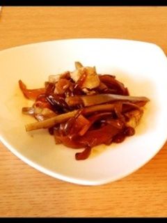 味染みきんぴらごぼう-レシピのメイン写真