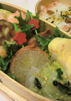 春キャベツとほうれん草の塩昆布ナムル風-レシピのメイン写真
