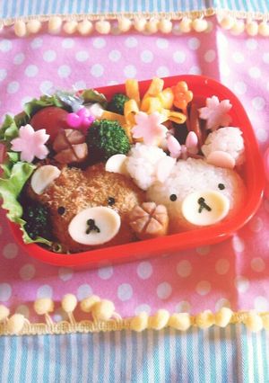 リラックマ＆コリラックマ☆キャラ弁-レシピのメイン写真